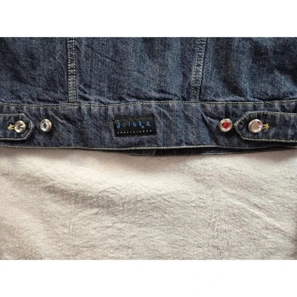 Women's Joluka‎ Embellished Denim Jacket Size M - Picture 7 of 8